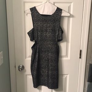Silver shimmery dress